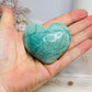Amazonite Heart on Stand 6cm