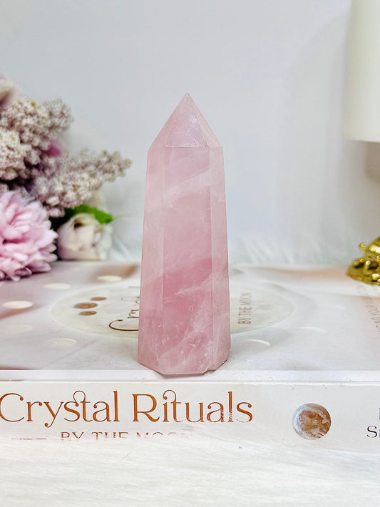 Rose Quartz Tower 8.5cm