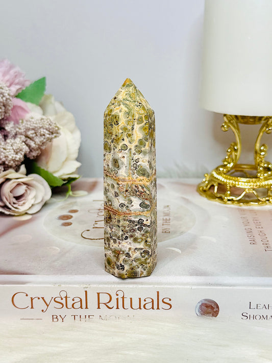 Leopard Skin Jasper Tower 10cm