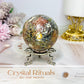 Plum Blossom Jasper Sphere on Stand 301g