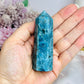 Chunky Blue Apatite Tower 8.5cm