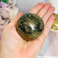 Druzy Pyrite Sphere on Stand 382g