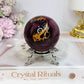 High Grade Mookaite Jasper Sphere On Stand 250g