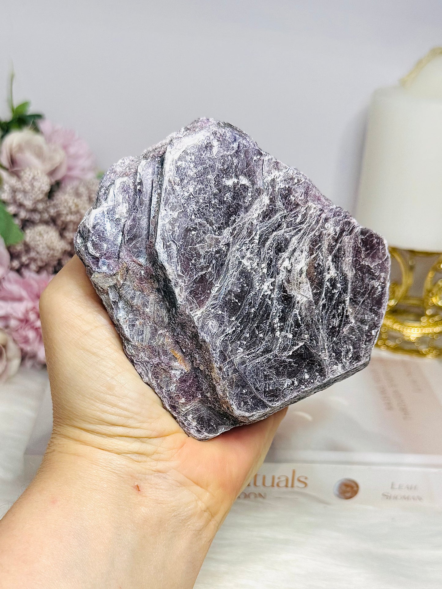 Large Purple Mica Natural Chunky Specimen 369g