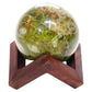 Large Natural Green Opal Sphere on Timber Stand 1.3KG