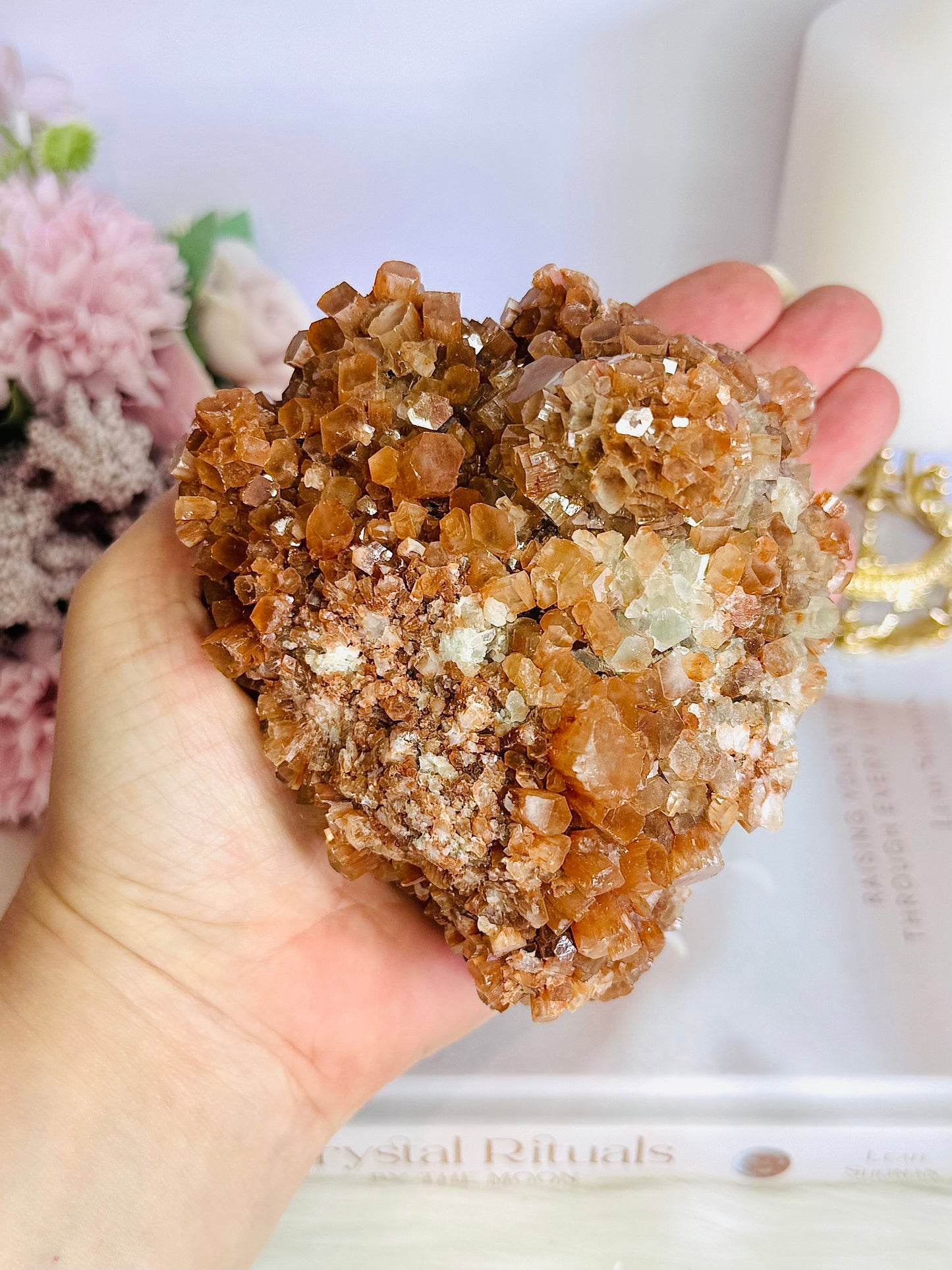 Natural Large Sputnik Aragonite Specimen 792grams 11cm