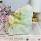 Large Pistachio Calcite Natural Specimen Freeform 11cm 1.15KG