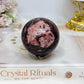 Red Jasper Sphere on Stand 264g