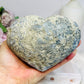Deep Blue Large Chunky Celestite Heart 13cm 1.3KG