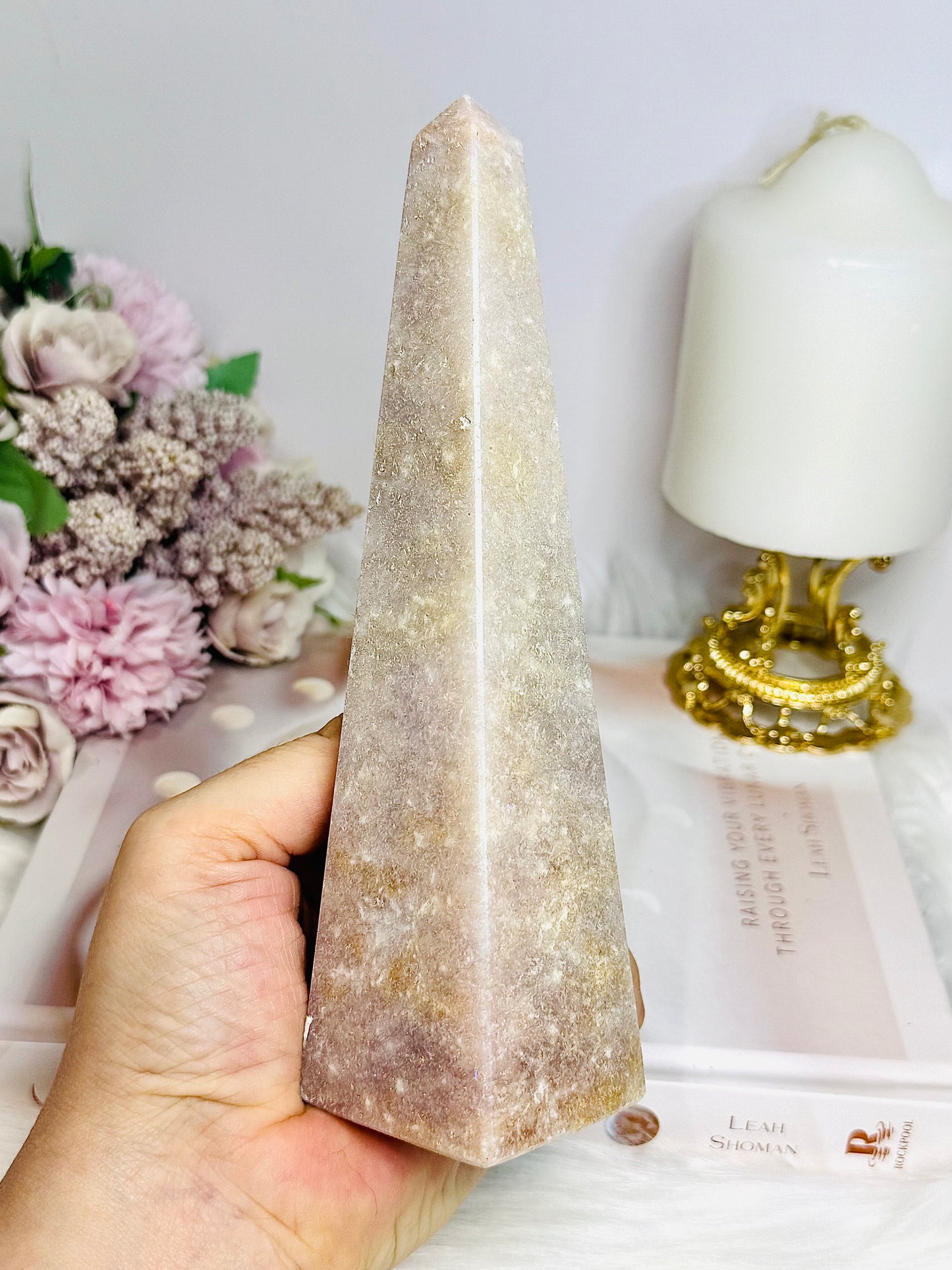 Pink Amethyst Obelisk | Tower From Brazil 18cm
