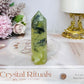 Prehnite Druzy Tower 8.5cm