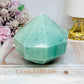 Unique Large Amazonite 8 Sided Freeform 1.17KG (sticker marks on crystal)