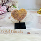 Amethyst Carved Heart On Stand From Brazil 6cm