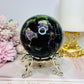 Large Fluorite Sphere with Rainbows 728g On Stand