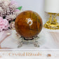 Large Carnelian Sphere on Stand 460g