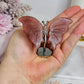 Strawberry Quartz Butterfly 6cm