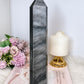 Huge Silver Sheen Obsidian Tower 28.5cm 1.1KG