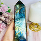 Large Labradorite Tower Full of Flash 18cm 738g