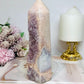 Large Pink Amethyst Druzy Tower 17.5cm 753g