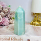 Sky Blue Quartz Tower 9.5cm