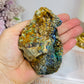 Natural Azurite with Malachite Specimen Geode 10cm 300g