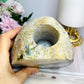 Huge 1.66KG Druzy Agate Candle Holder