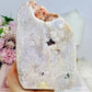 Large Natural Druzy Pink Amethyst Freeform | Slab 17cm 1.04KG