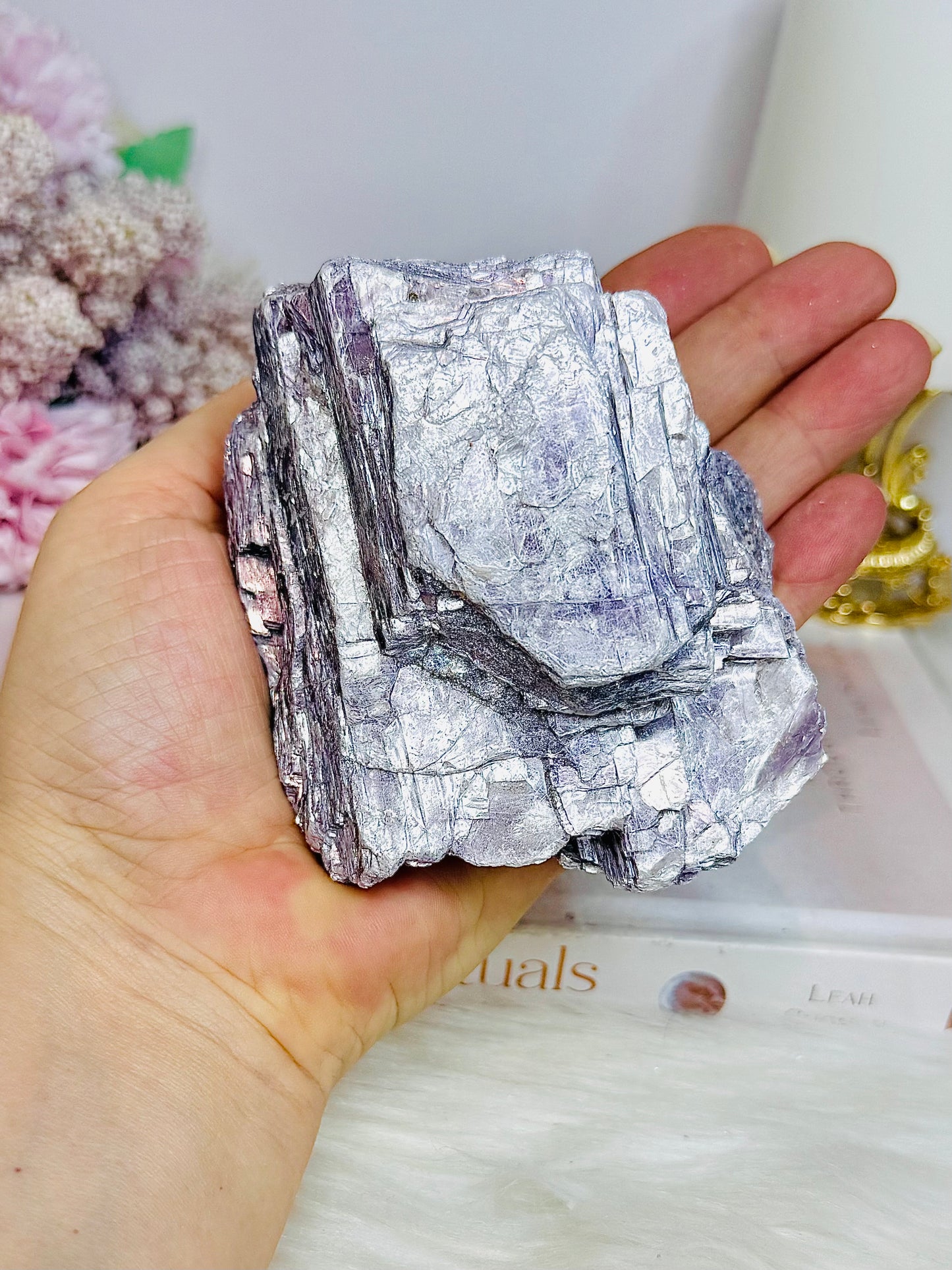 Large Purple Mica Natural Chunky Specimen 453g