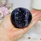 Large Druzy Amethyst Sphere on Stand 358g