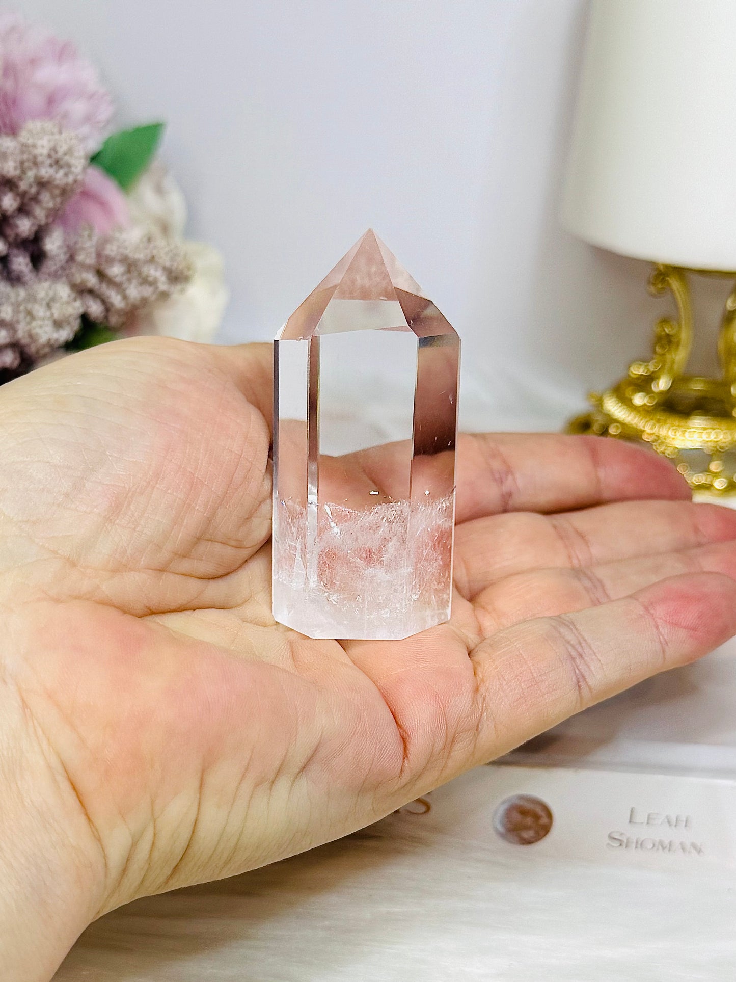 Clear Quartz Tower 6.5cm