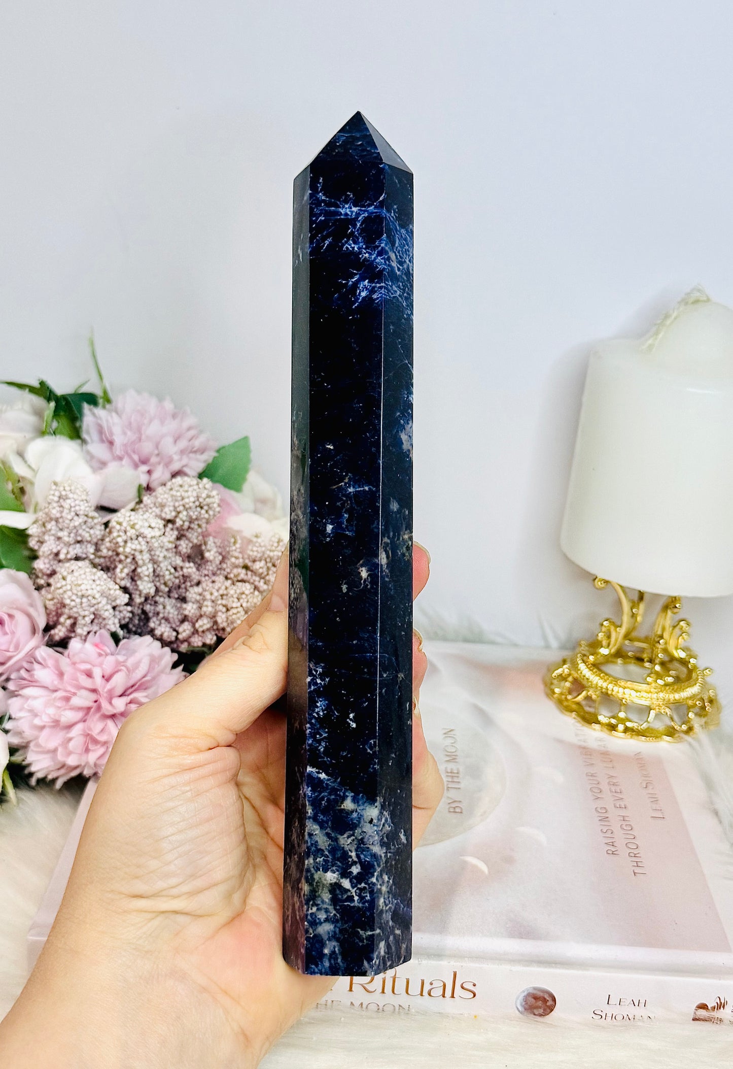 Large Blue Sodalite Tower 22cm