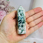 Moss Agate Tower 8.5cm