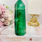 Incredible Large 456gram 14cm Green Fluorite Tower