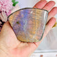 Wow! Incredible Pink, Purple & Orange Flash Natural Labradorite Polished Freeform 324grams