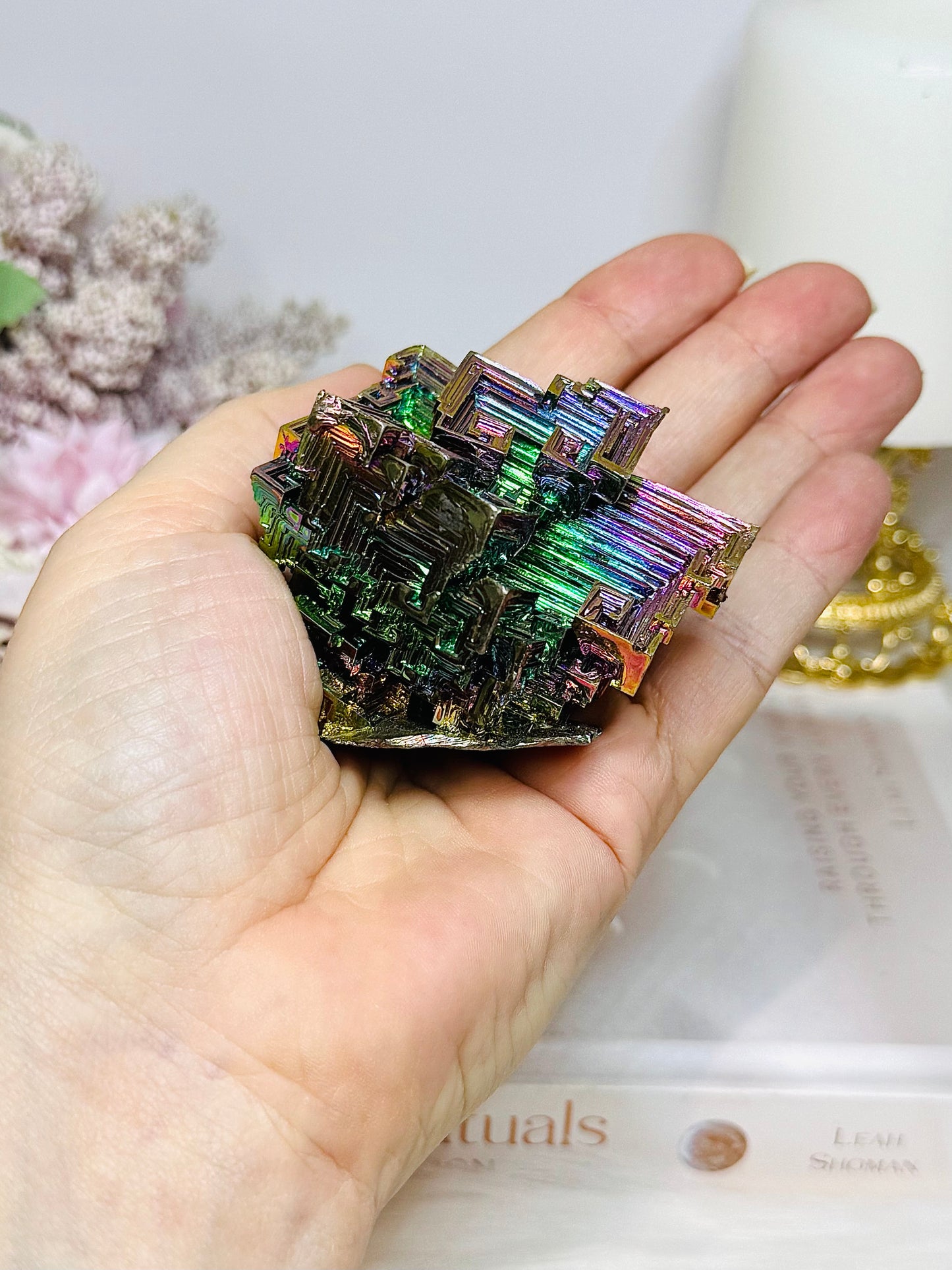 Rainbow Bismuth Specimen 171g