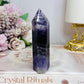 Dream | Cheveon Amethyst Chunky Tower 9.5cm