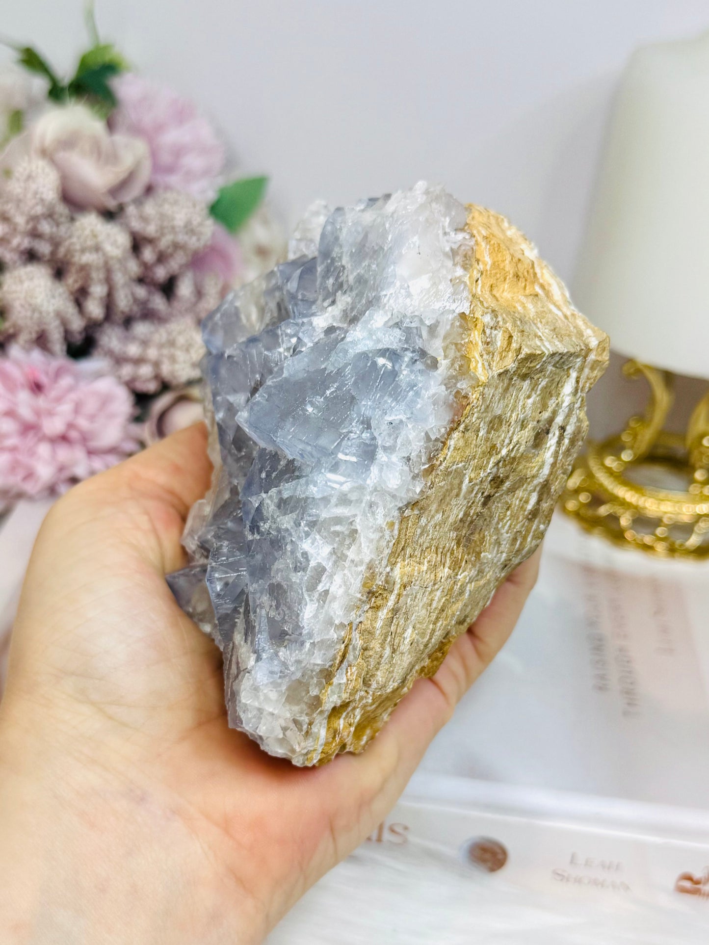 Large Pastel Cubed Fluorite Freeform 11cm 681g