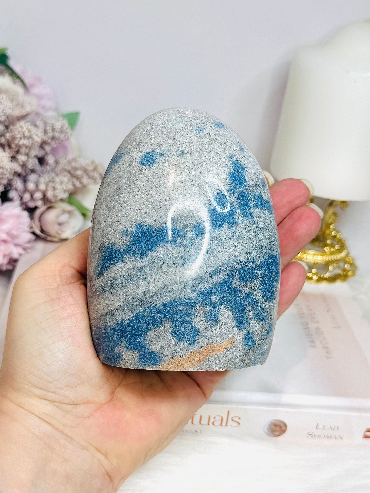 Large Natural K2 Azurite Freeform 10.5cm 750g