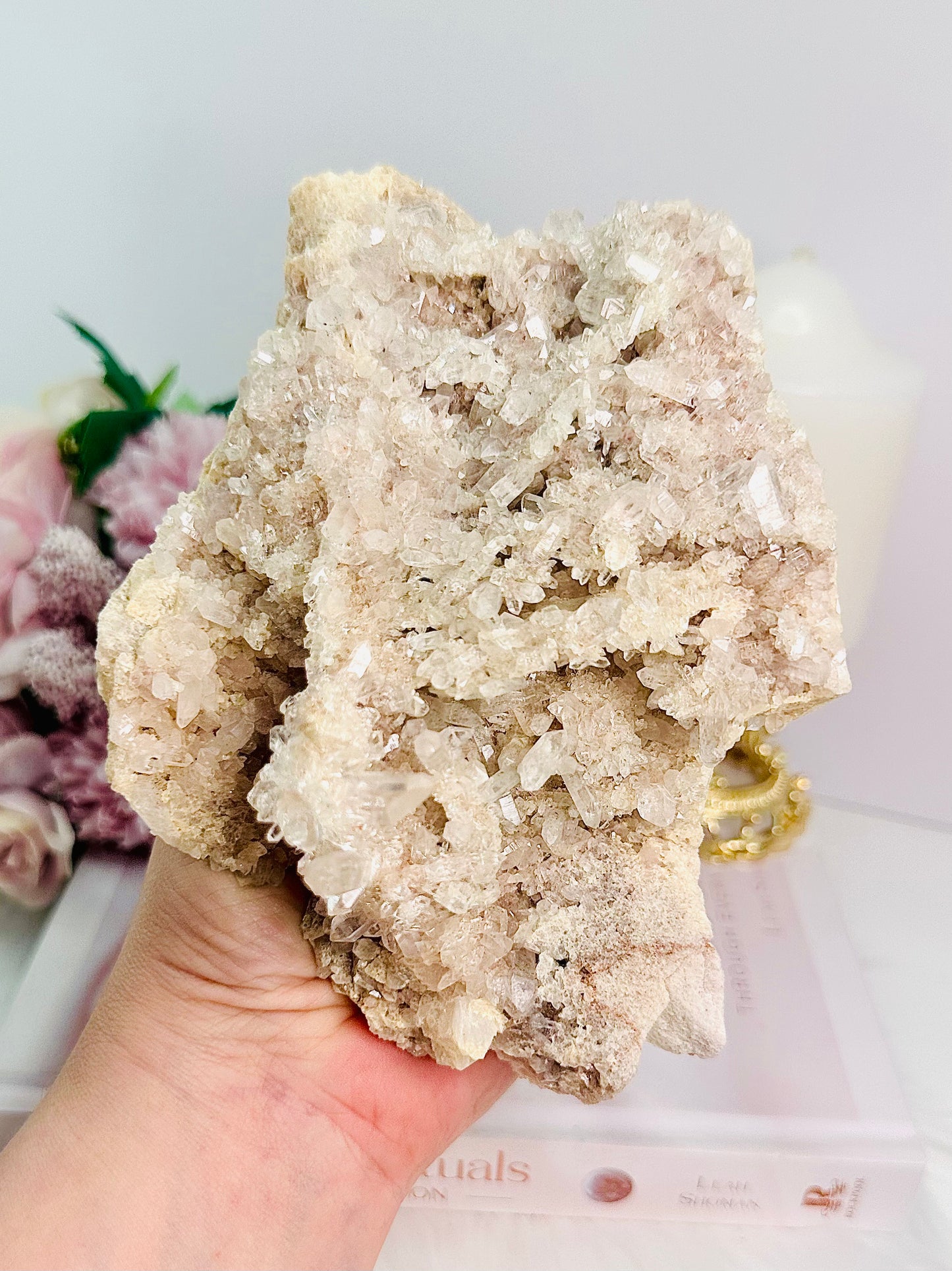 Master Healer - Classy & Fabulous Large 647gram Sparkling Gorgeous Quartz Cluster Specimen