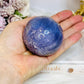 Natural Large Grape Agate | Chalcedony Sphere 247g On Stand