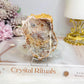 Pink Calcite Geode on Stand 10cm