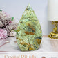 Variscite Carved Flame 12cm
