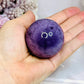 High Grade Purple Fluorite Sphere on Stand 203g