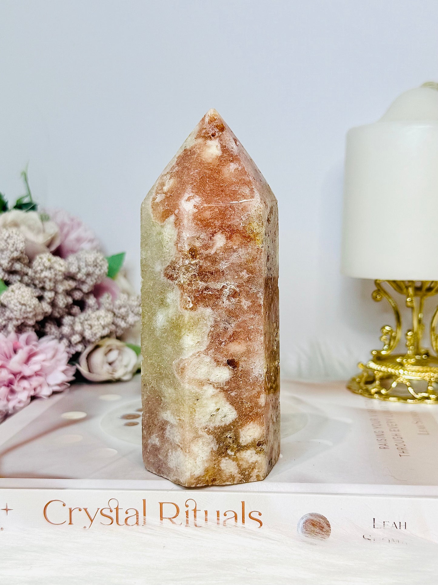 Large Pink Amethyst Chunky Tower 554g 13.5cm