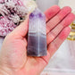 Pretty Amethyst Agate Tower 9cm From Brazil