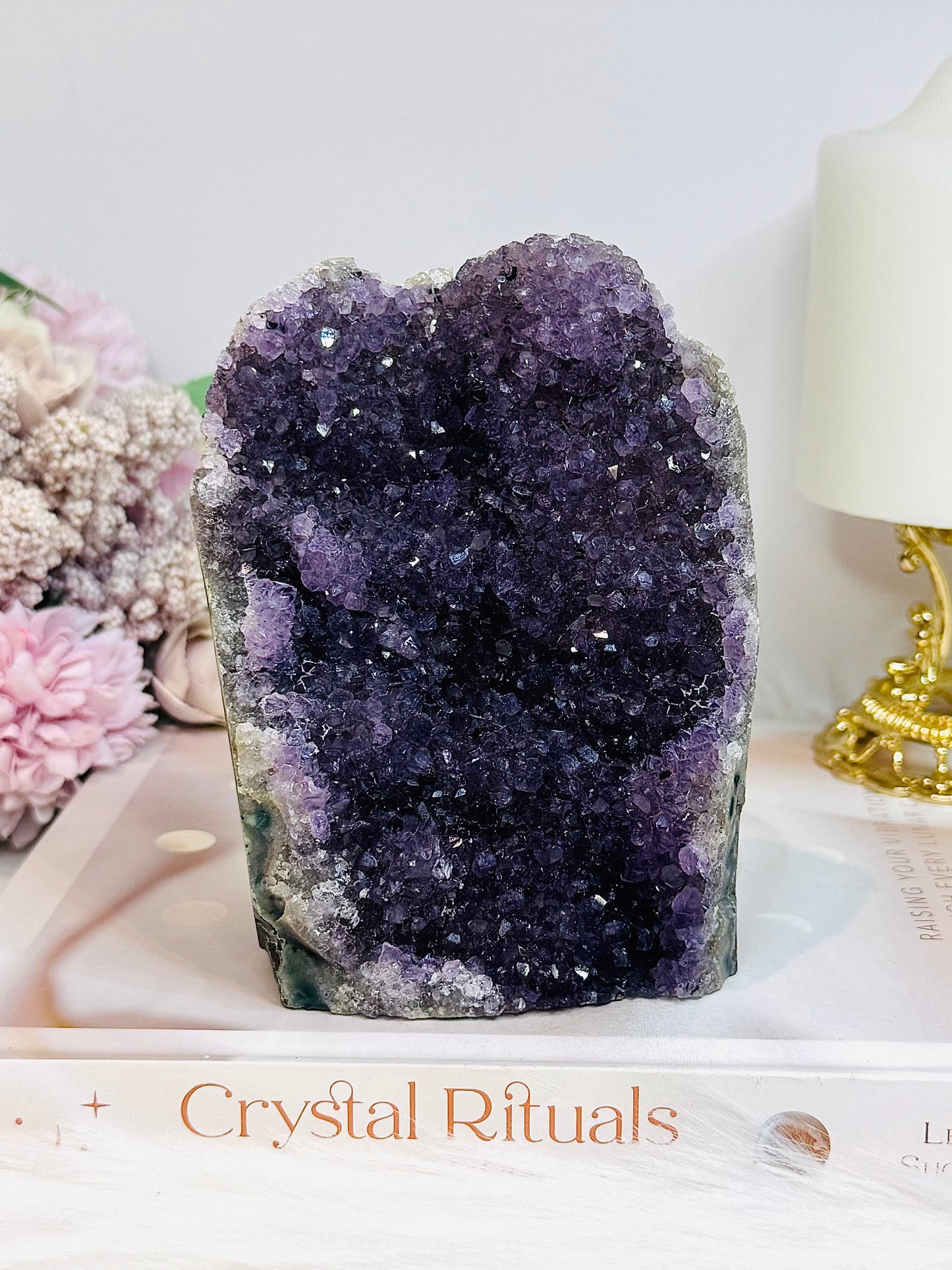 Large Amethyst Base Cut Cluster 13cm 842g