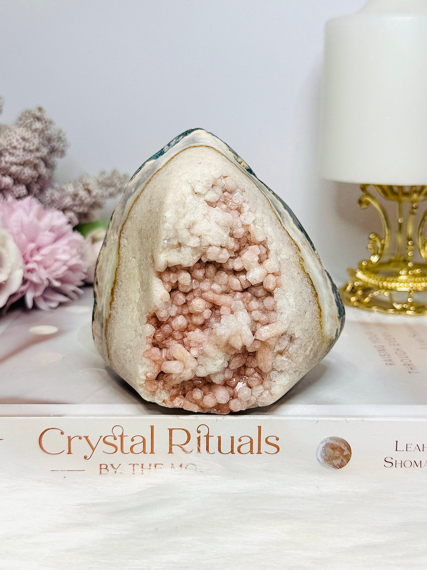 Pink Amethyst Druzy Freeform 464g