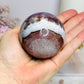 Large Crazy Lace Agate Sphere on Stand 378g