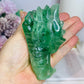 Green Fluorite Carved Dragon 9.5cm 378g