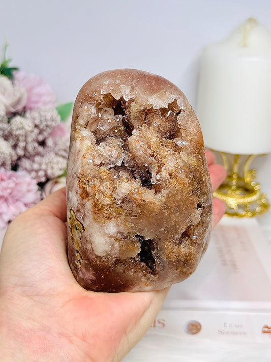 Large Pink Amethyst Druzy Freeform 10cm 788g